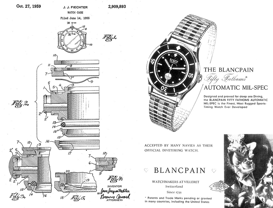 4. Blancpain Patent Ads