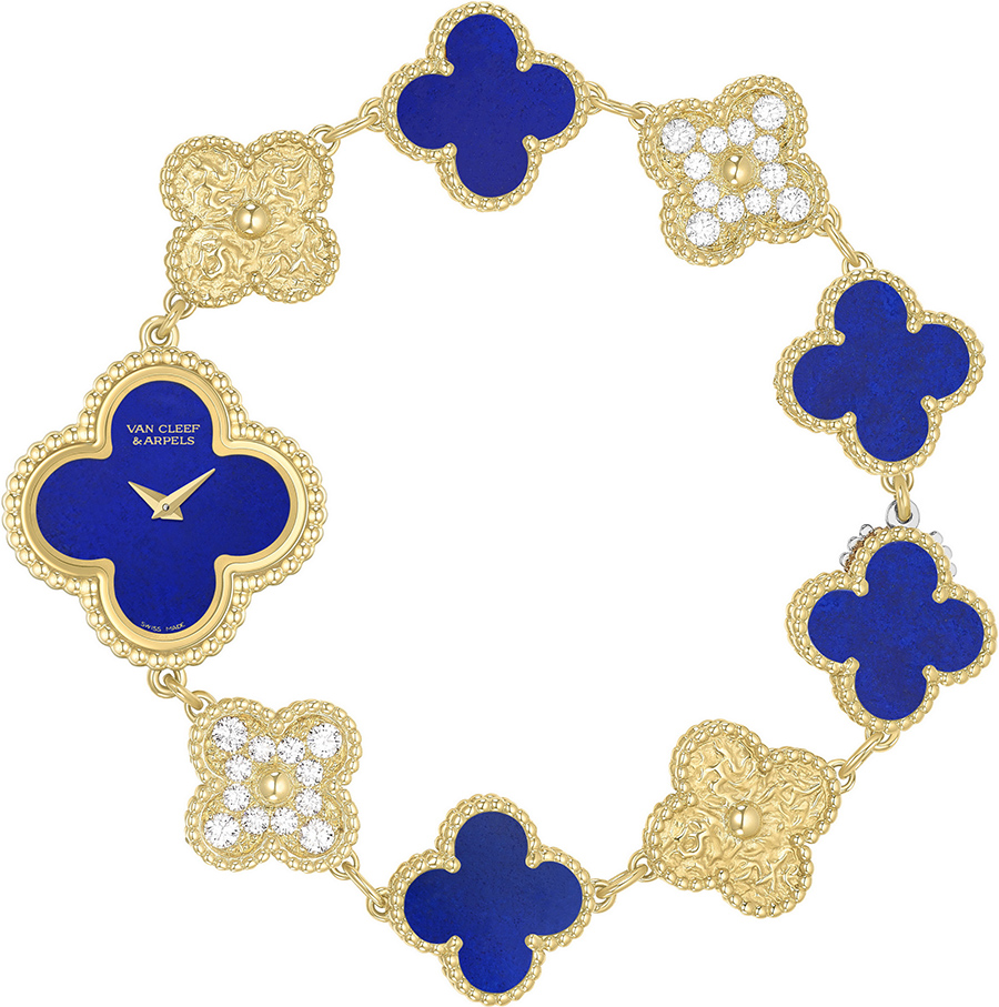 5644441.Sweet Alhambra watch lapis lazuli Clement Rousset