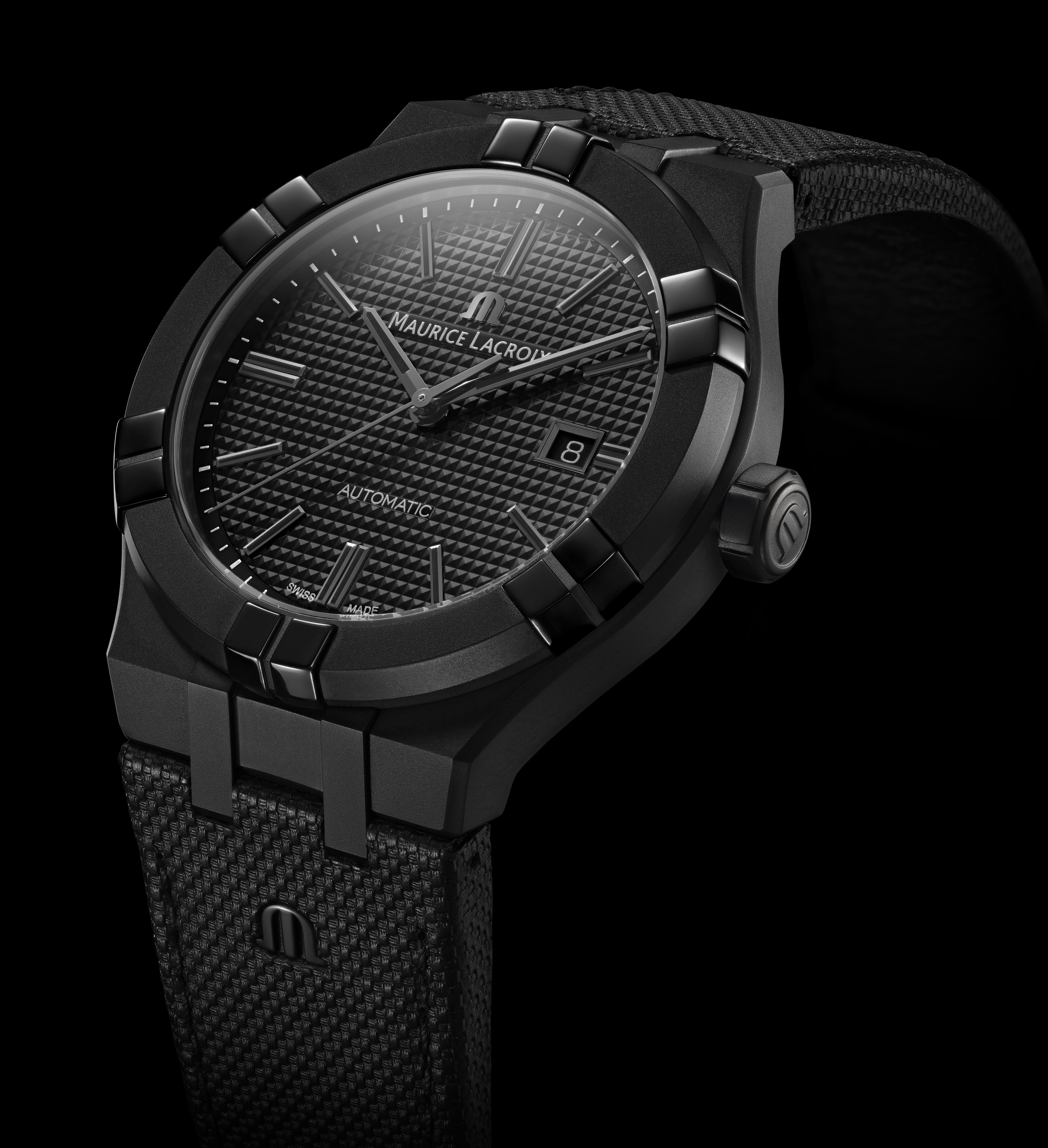 Maurice Lacroix รน AIKON Automatic All Black 8