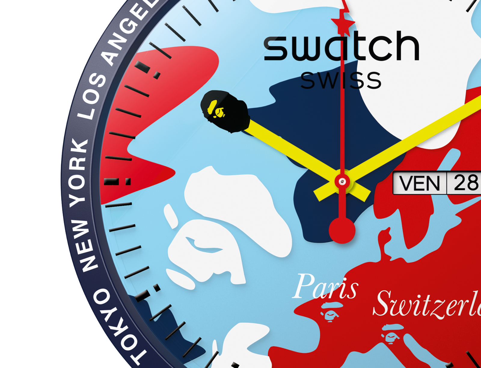 Swatch Big Bold Bape Paris
