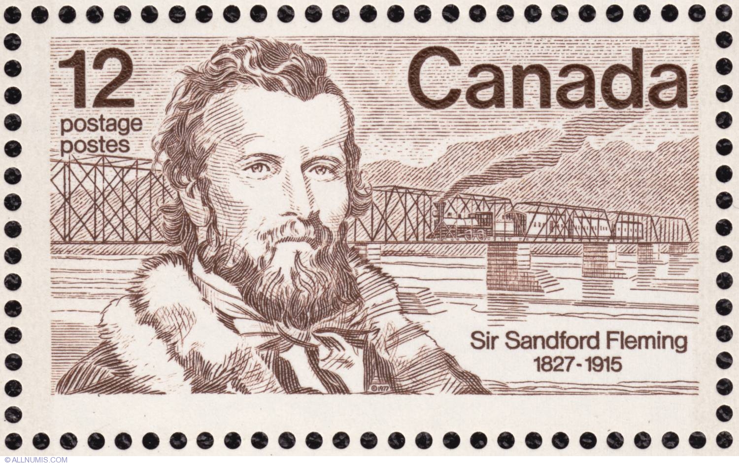 3. sir sandford fleming CANADASTAMP