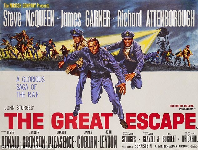8.the great escape vintage poster 1963