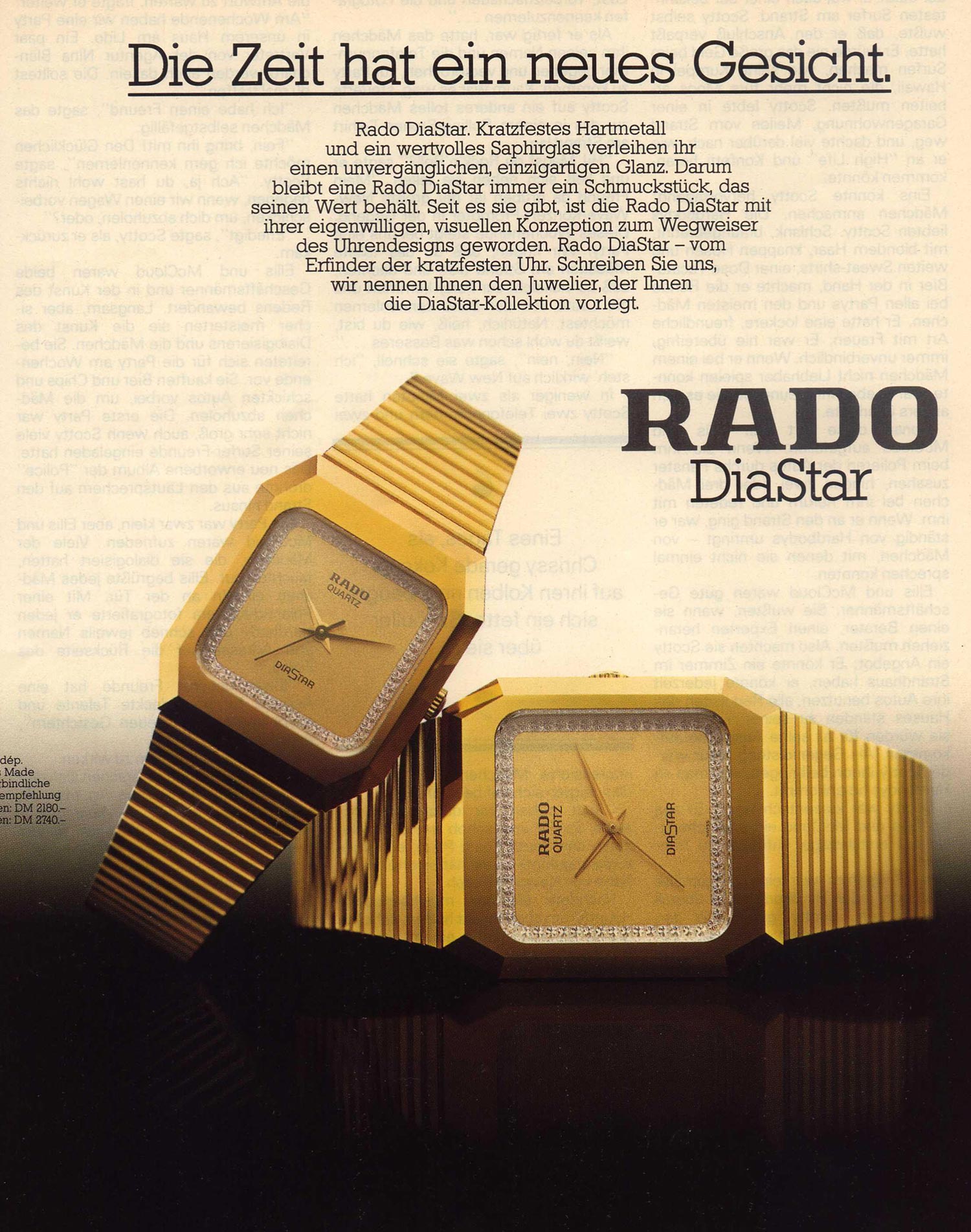 Rado Diastar advertising campaign