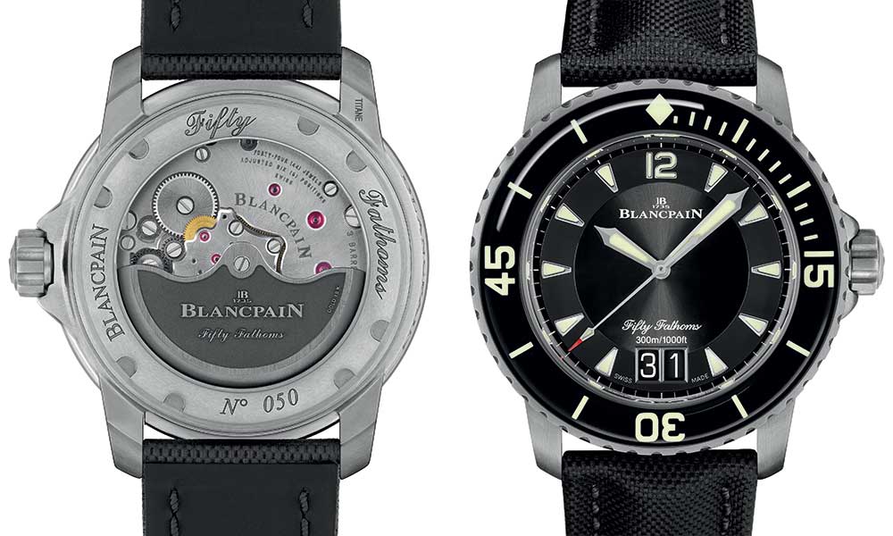 blancpain fifty fhatoms grande date 1 watches news