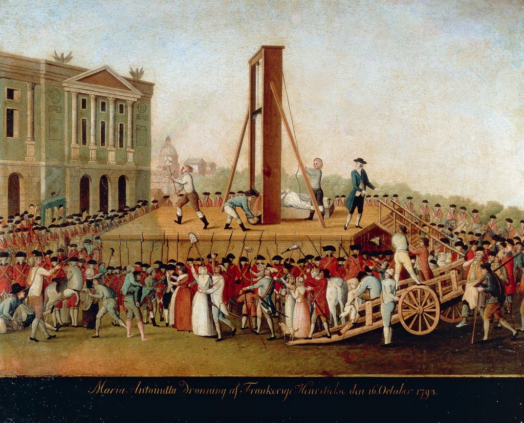 the execution of marie antoinette on october 16 1793 late 18th cent 802424150 81e38a37b5974033a3c259fc9abdac4e