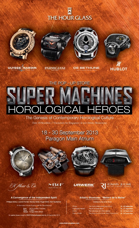 Supermachines and Horological Heroes Pop up Store