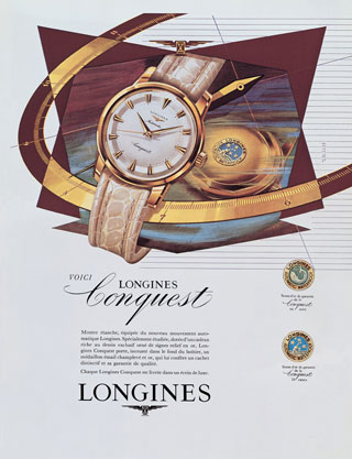 1954 longines launch conquest collection