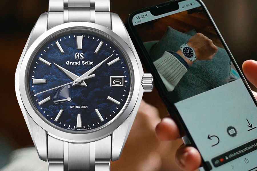The first GRAND SEIKO Boutique Online Exclusive Edition