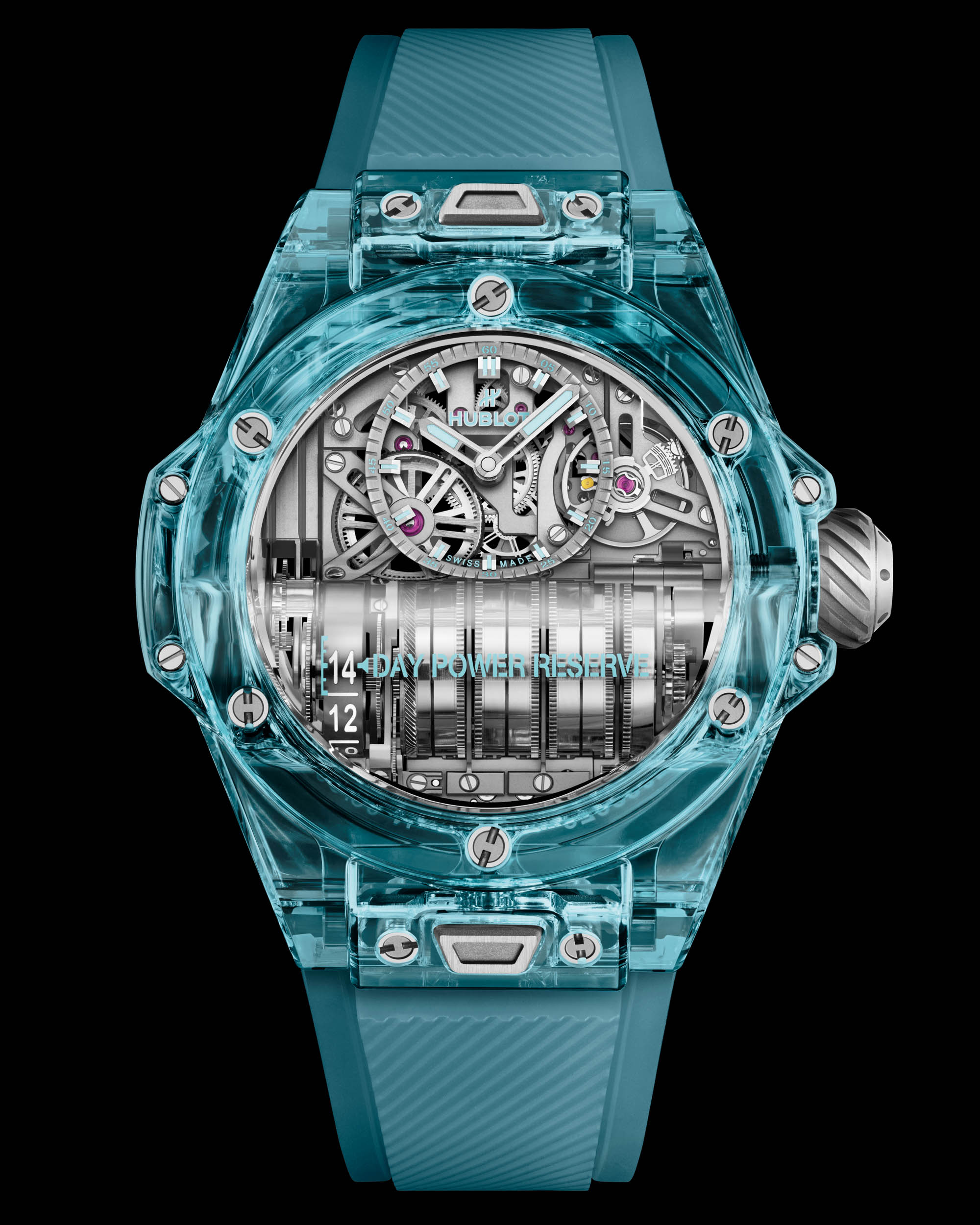 Hublot Big Bang MP 11 Water Blue Sapphire Watch 4