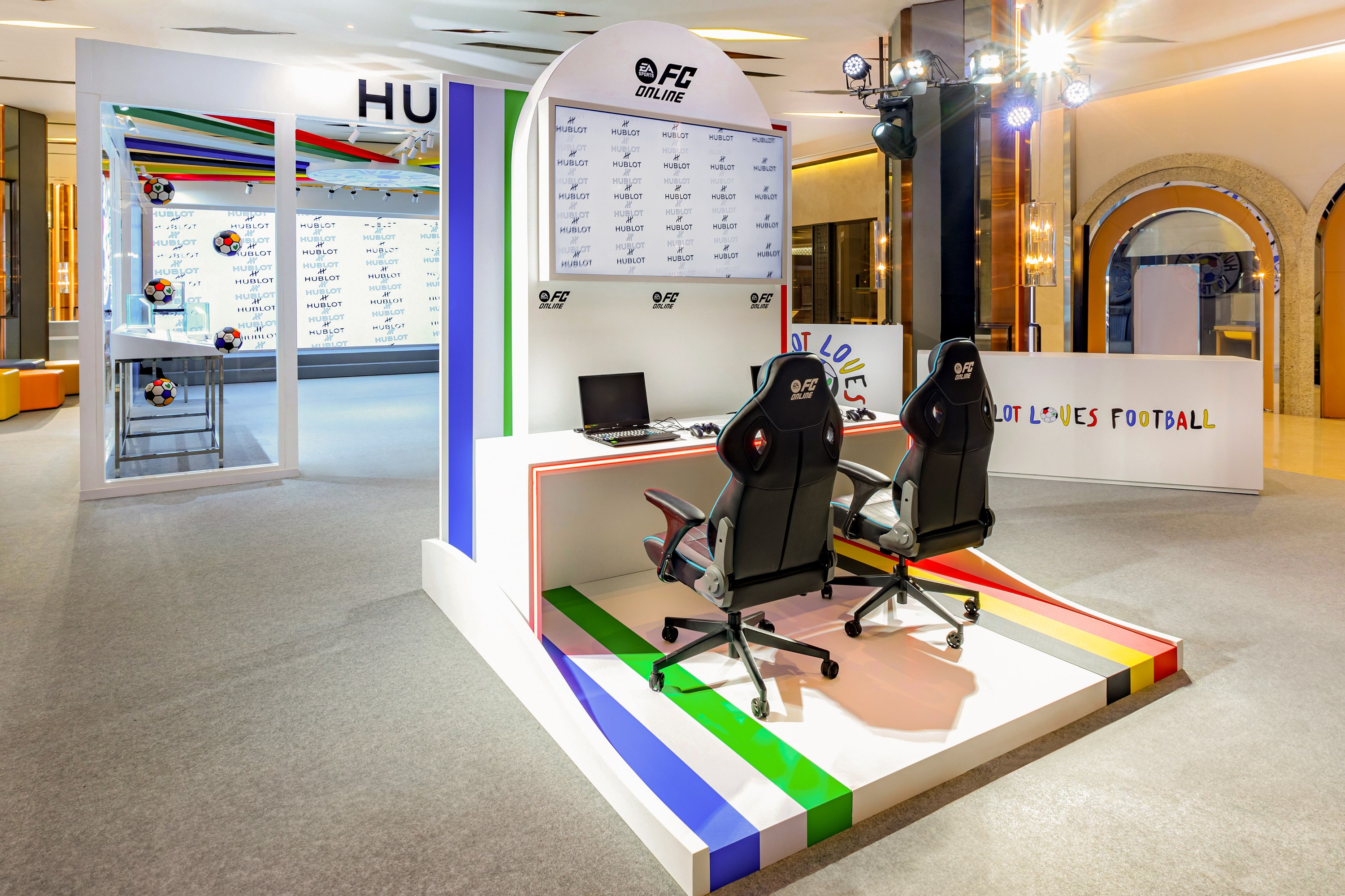 8. Hublot Love Football Pop Up Store