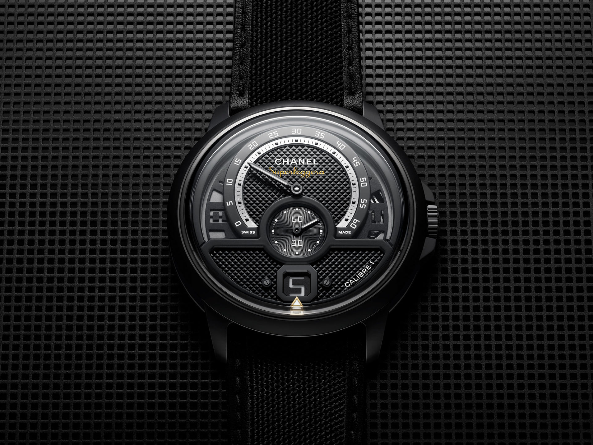 Chanel Monsieur Superleggera Intense Black hero shot