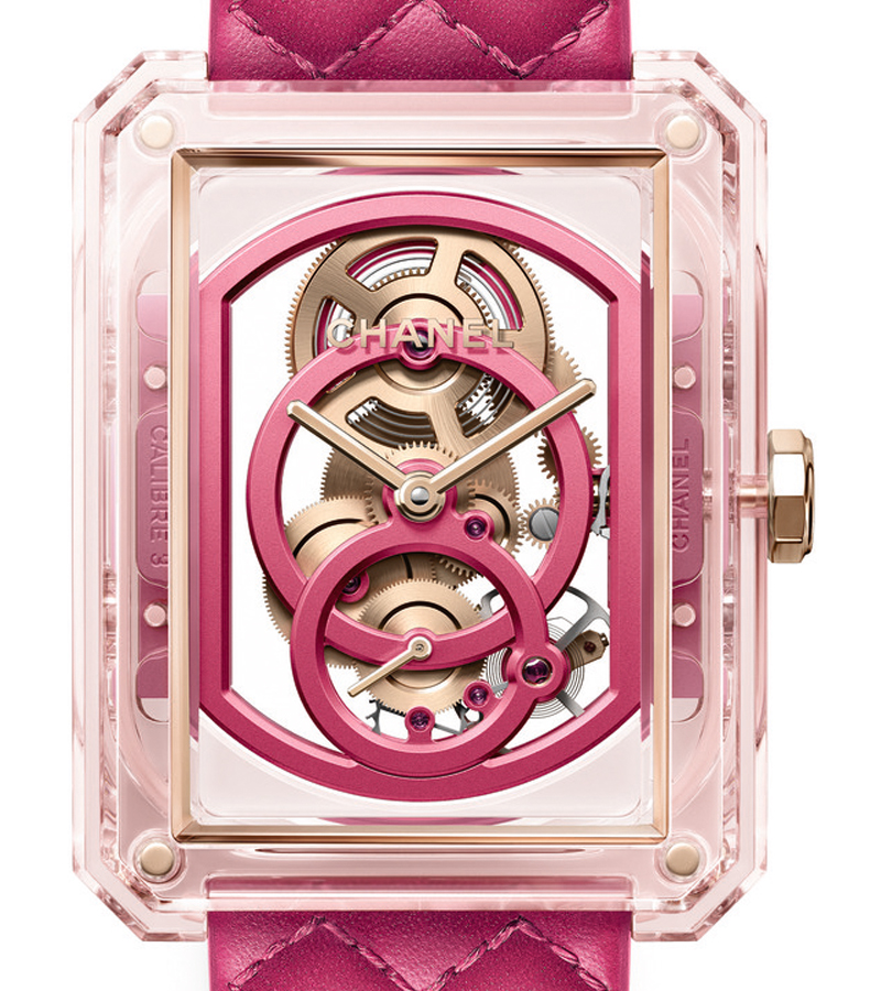 chanel H9959 Boyfriend Skeleton X Ray pink Edition