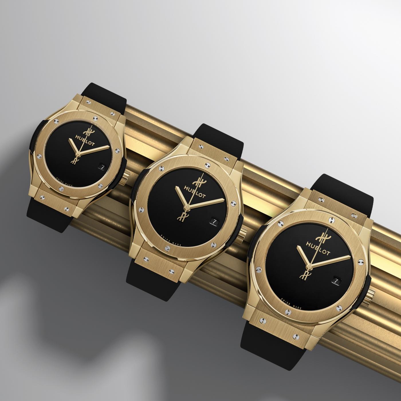 classic fusion original yellow gold trio square