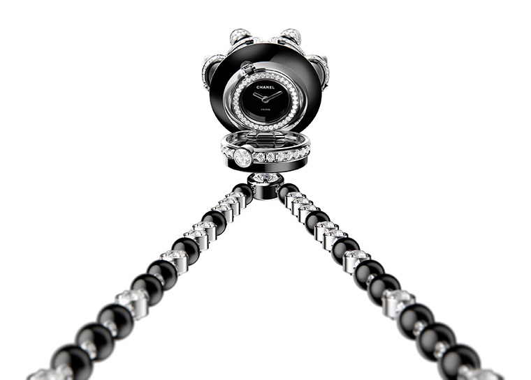 necklace watch coco black jacket h10304 w rgb