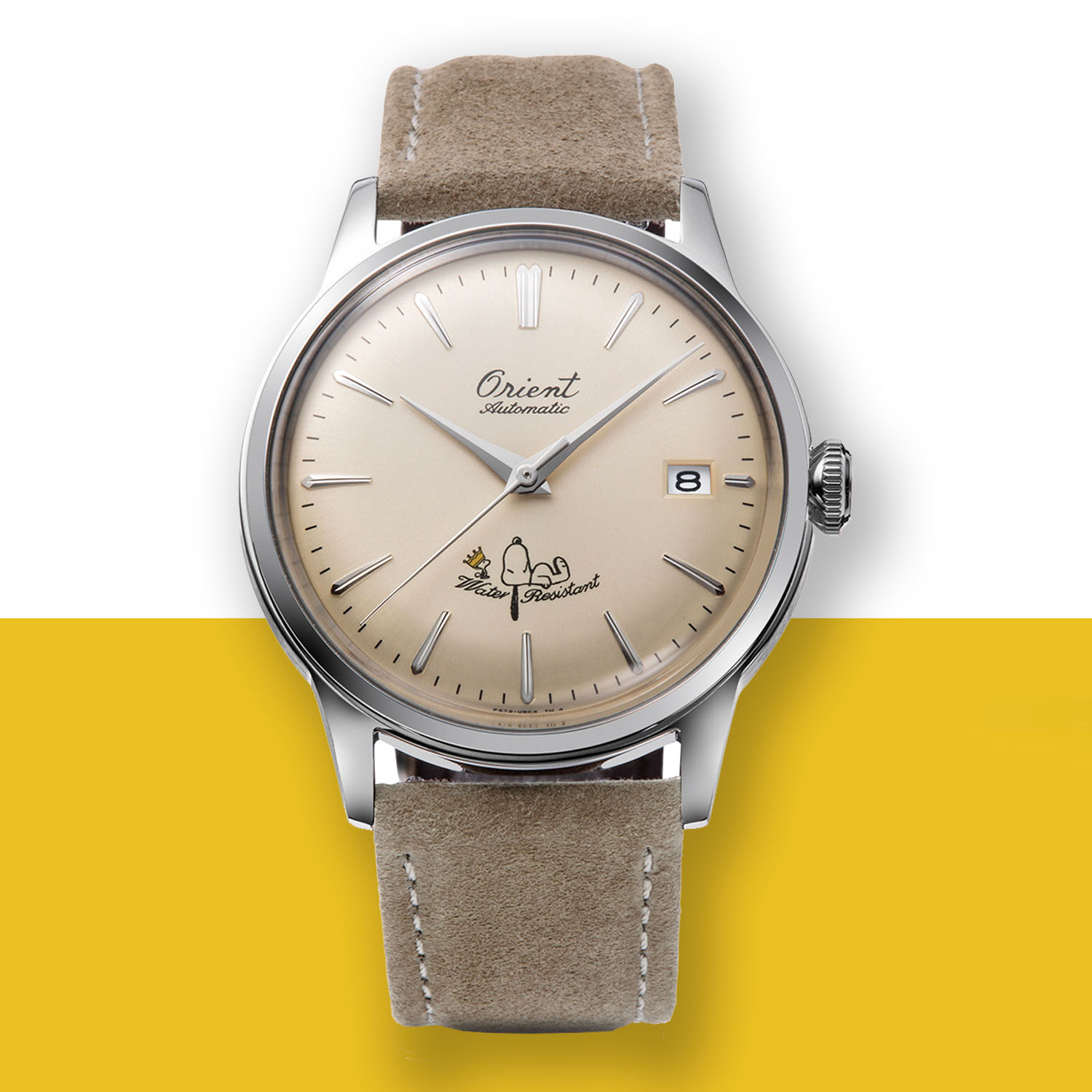 Orient Peanuts collaboration collection 75th anniversary Bambino 38 Mako 40 4